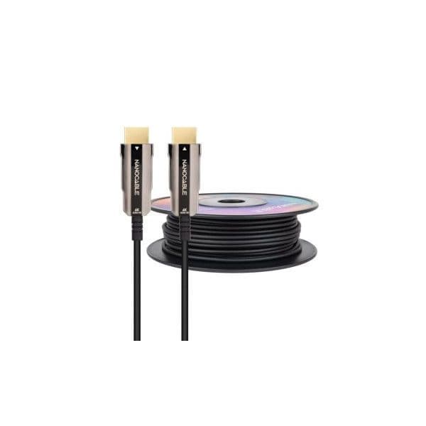Nanocable Cabo HDMI 2.0 AOC 4k Macho/Macho 30m Black - 10.15.2030