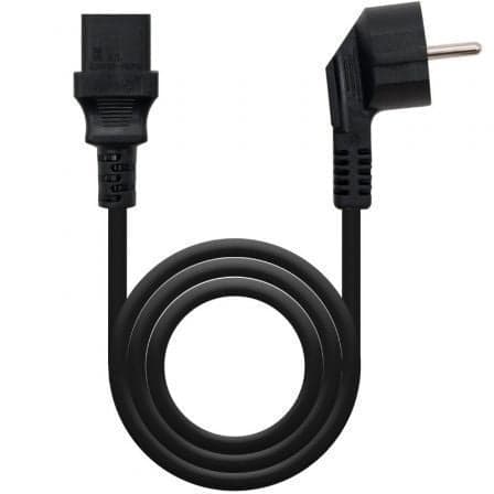 Nanocable 10.22.0102-L2 cabo de energia Preto 2 m CEE7/7 Acoplador C13