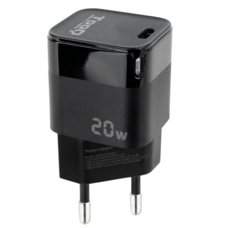 TooQ TQWC-PD20 Carregador de Parede USB-C PD 20W Preto