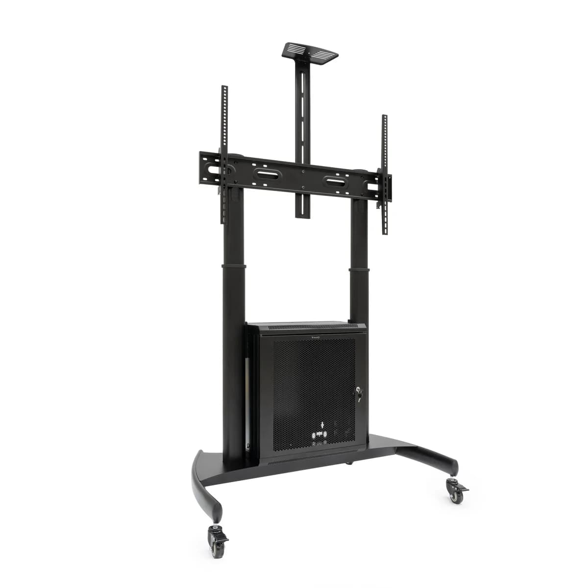 TooQ Narnia FS20500M-B Suporte de Chão Inclinável com Rodas para TV de 60" a 100"