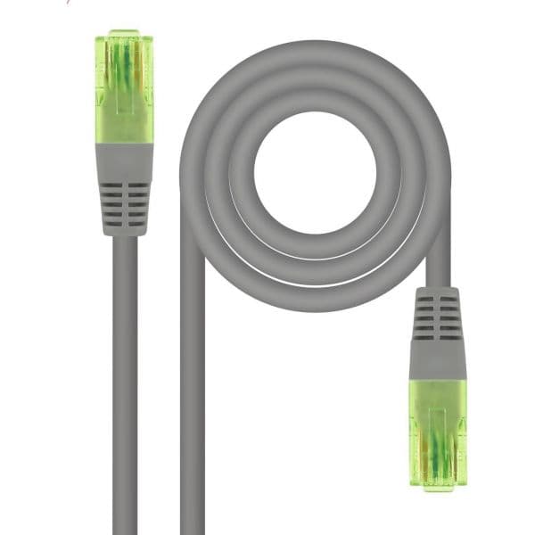 Nanocable Cabo de Rede Patchcord RJ45 CAT.6 UTP AWG26 CCA 0.25 M Cinza
