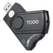 TooQ TQR-3012B Leitor de Cartões USB 2.0 DNI 4.0 Smart Card SIM SD MicroSD Preto
