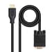 Nanocable 10.15.4602 Cabo Conversor VGA Macho para HDMI Macho 1.8m Preto