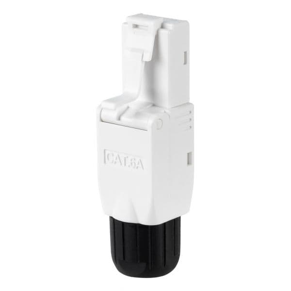 NANOCABLE Conector RJ45 UTP Cat.6A Autocravável Pack 10 Unidades 8 Fios Branco