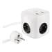 Nanocable Filtro de Linha 10.37.0011 3 Tomadas 2 USB 1 USB Tipo-C 1.4m Branco