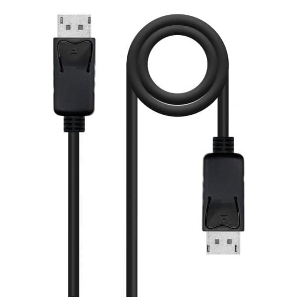 Nanocable 10.15.2800 Cabo DisplayPort 1.4 8K M-M 0,5m Black