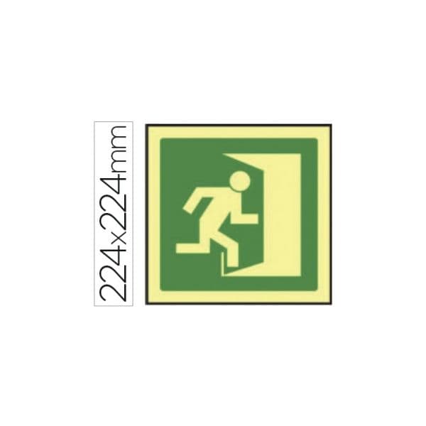 Syssa Sinal Saída de Emergência Direita PVC - 76044