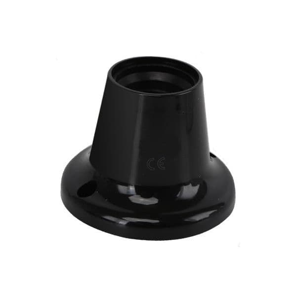 Suporte de Lampada E27 C/ Base Pc Inclinado (preto) - 185305