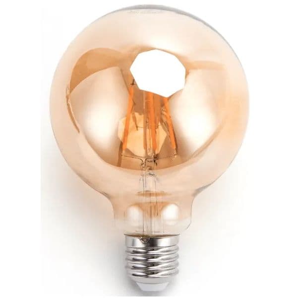 Lâmpada LED Âmbar G95 E27 8W 2200K - MI722991