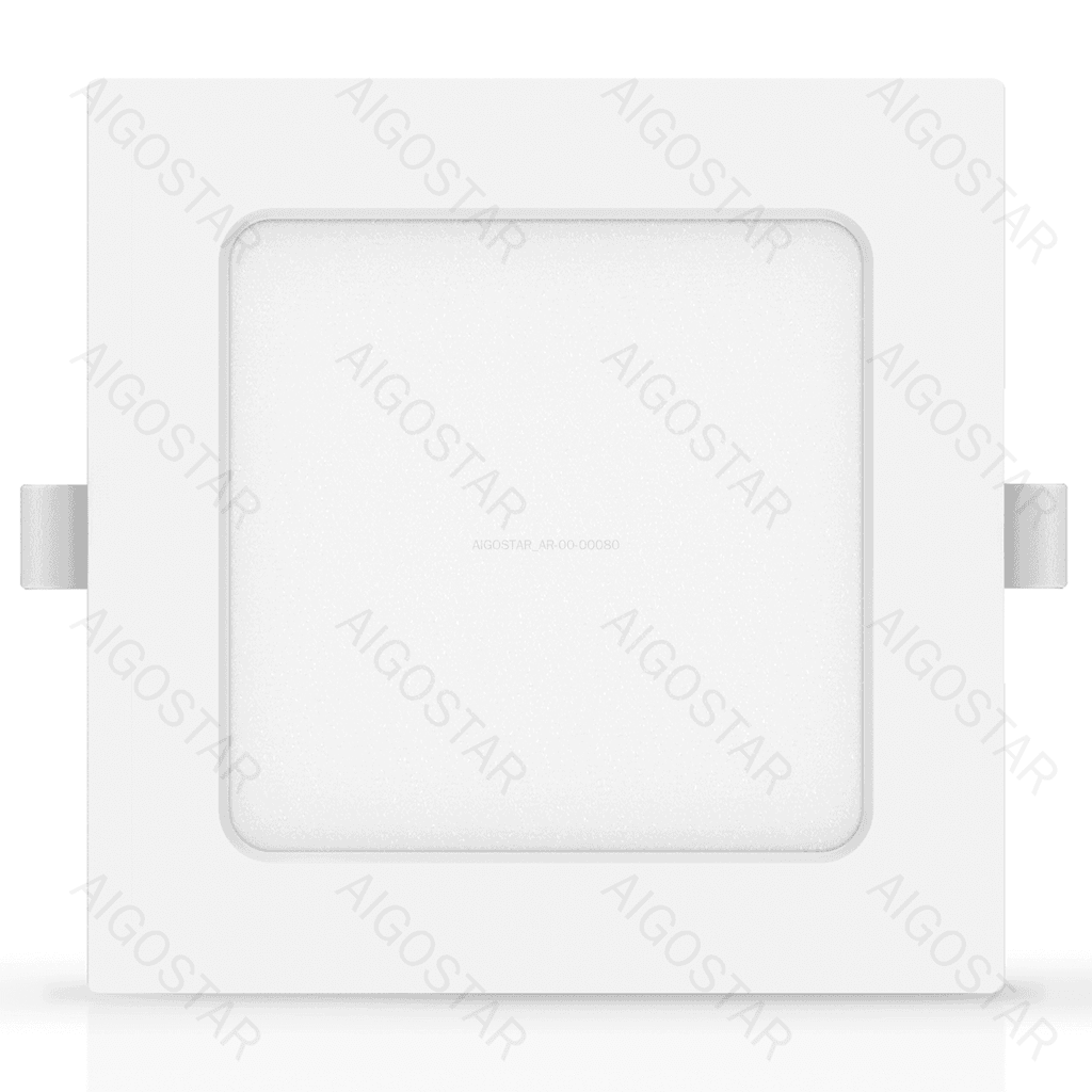 E6 LED MONTAGEM EM SUPERFICIE QUADRADO 9W AMARELO