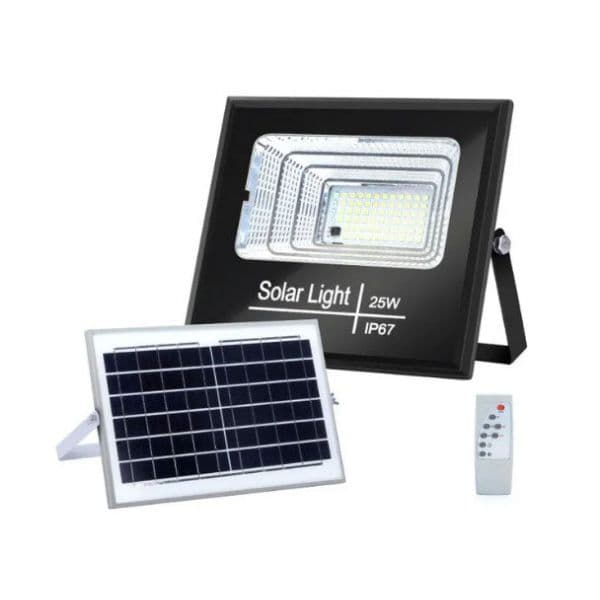 Aigostar Projetor Led Ip67 Com Painel Solar 25w 6500k 270lm - 84190DE5-9A4