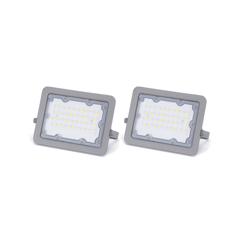 PROJETORES LED FINO (2PCS) COM CABO DE 50 CM DE COMPRIMENTO 30W