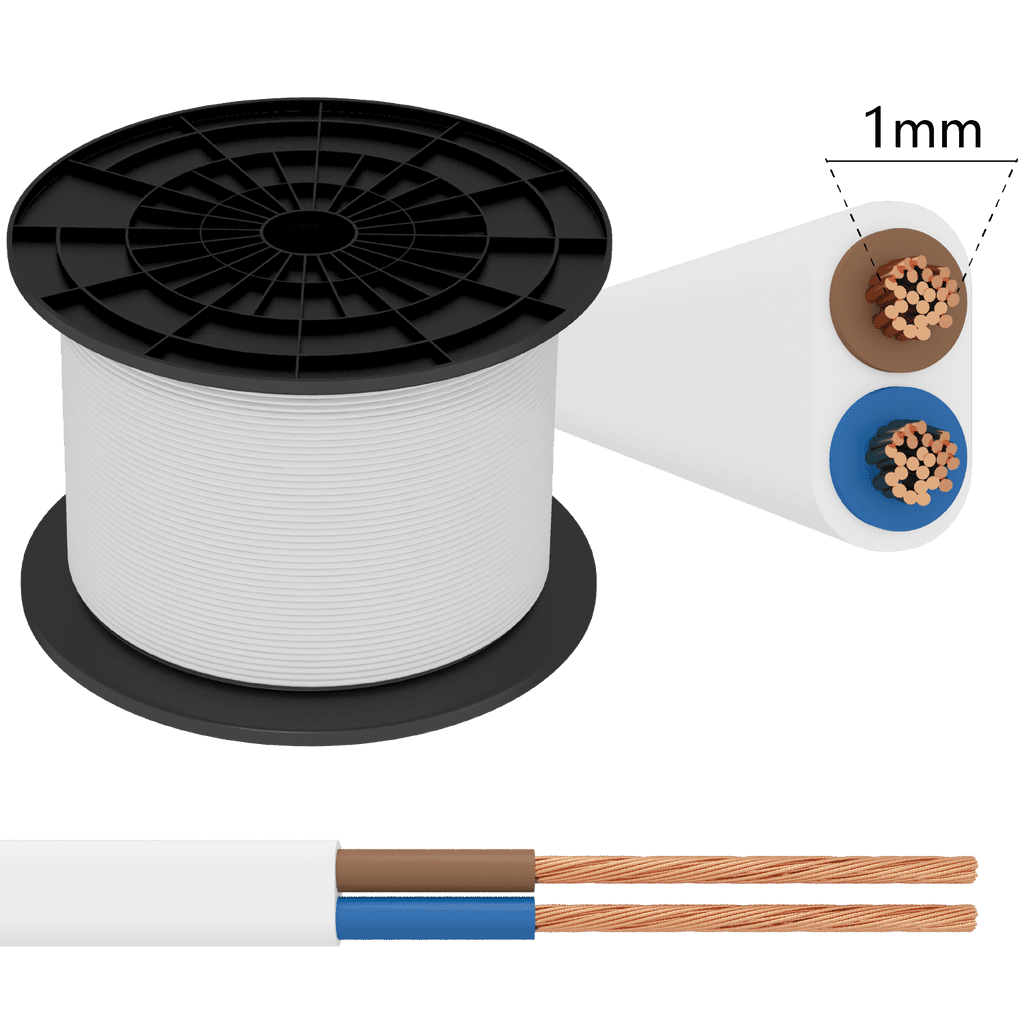 FIOS 100M H05VVH2-F 2X1.0M?