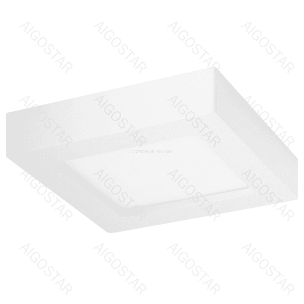 E6 LED QUADRADA MONTADA EM SUPERFICIE 9W BRANCA
