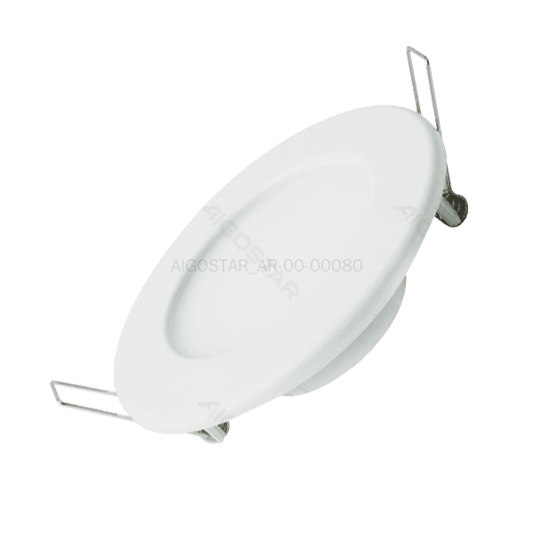 E6 LED REDONDA ULTRA FINA MONTADA EM SUPERFICIE 6W AMARELA