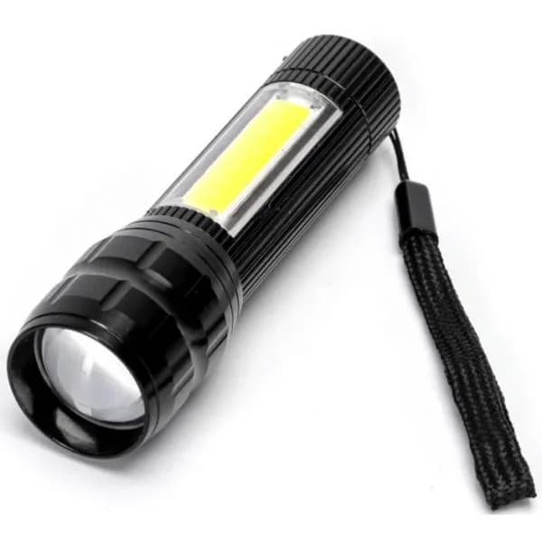 Lanterna C/ Foco Ajustável + Luz Lateral Recarregável - Mi896113