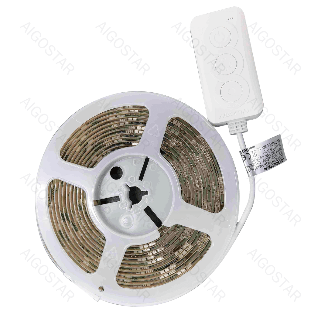 LUZ DE TIRA DE LED INTELIGENTE DE CONETIVIDADE BLUETOOTH 24W 5M R
