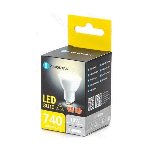 Lâmpada LED GU10 10W 4000K - MI883313