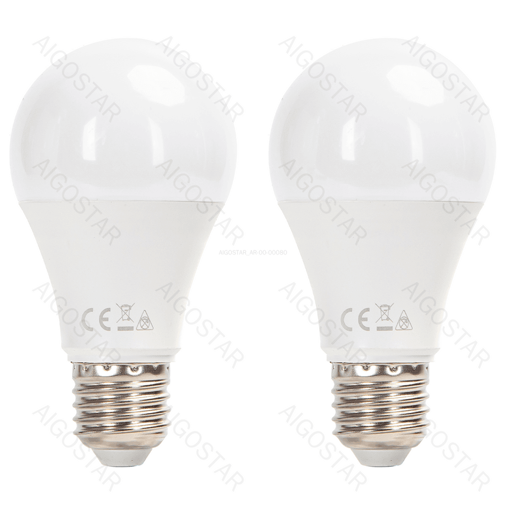 LED E27 10W A60 2PCS ( LÂMPADA GERAL )