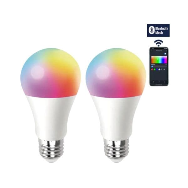 Lâmpada LED Smart Bluetooth 2 Uni. E27 A60 12W Rgb+cct - MI947523