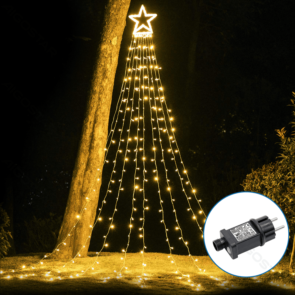 LUZ DE CORDAS DE BAIXA TENSÃO DE BAIXA TENSÃO, BRANCO QUENTE, 5M+