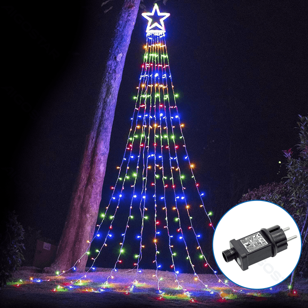 LUZ DE CORDA DE BAIXA TENSÃO DE BAIXA TENSÃO, RGBY, 5M+2M
