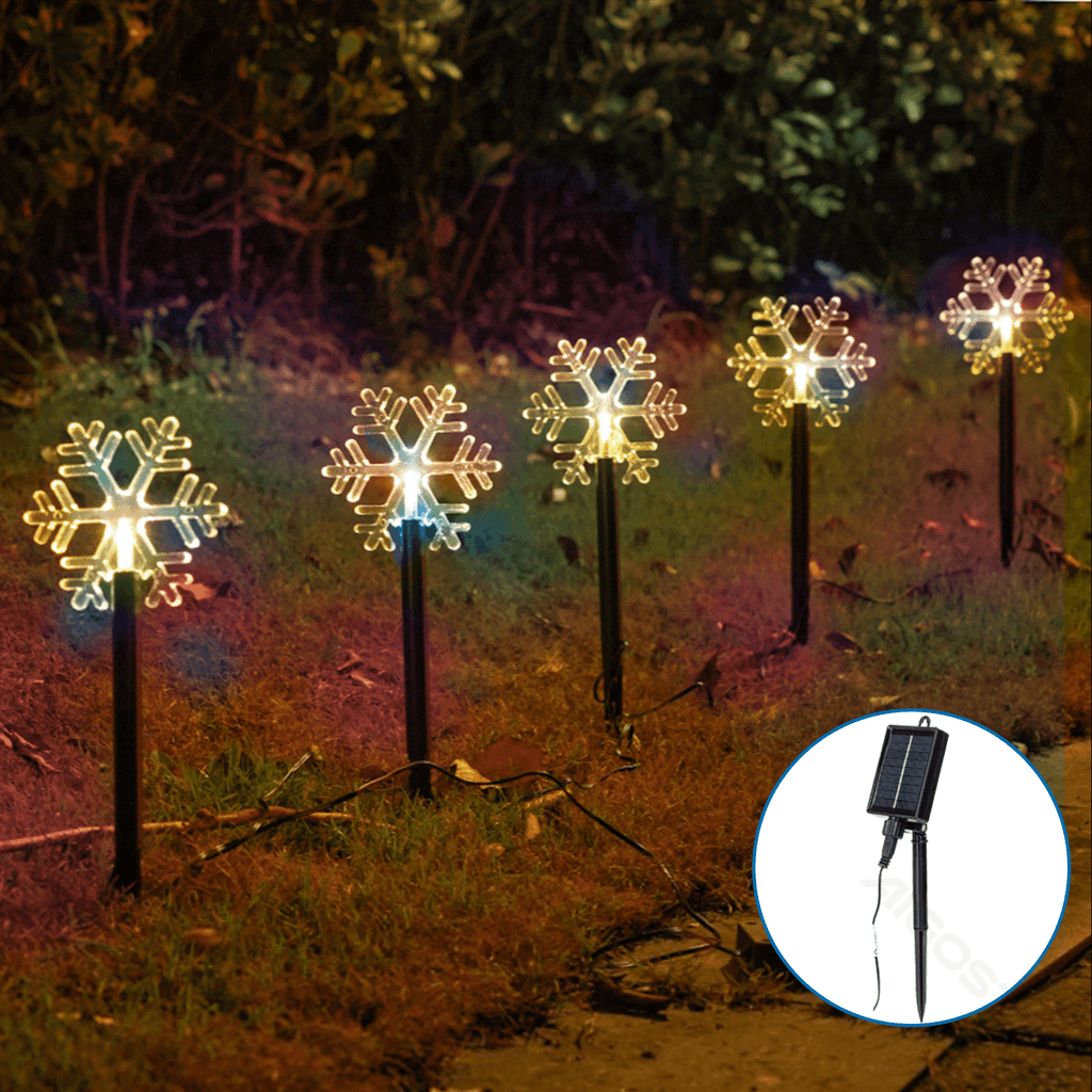 SOLAR SNOWFLAKE INSEGUROU A LUZ, RGBY, 1M
