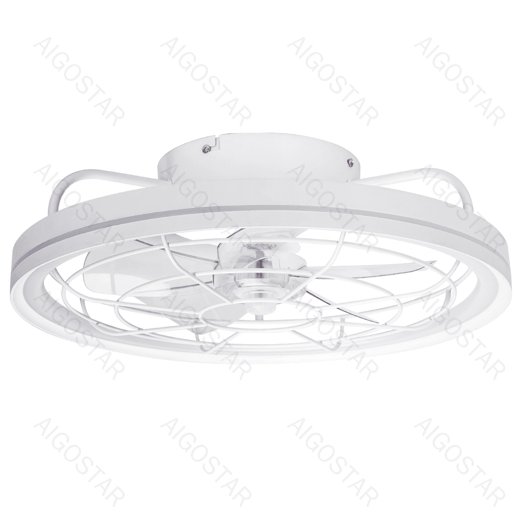 VENTILADOR DE TETO COM LUZ, 19,5 POLEGADAS, 5 PÁS, 6 VELOCIDADES,