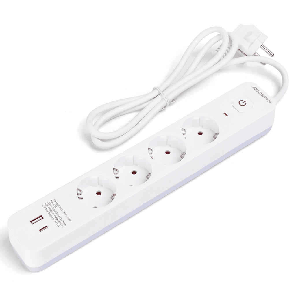 RÉGUA DE DISTRIBUIÇÃO DE ENERGIA ALEMÃ DE 4 VIAS SÉRIE L 1.5M 3G1