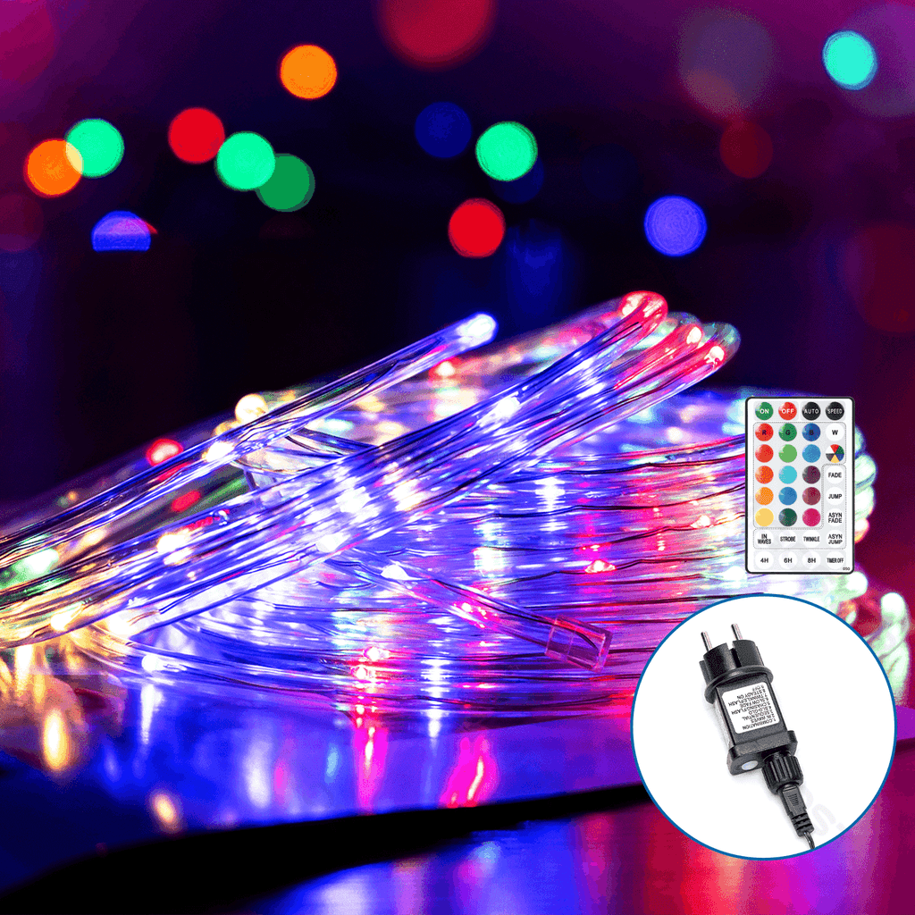 LUZES DE CORDA DE TUBO DE BAIXA TENSÃO -5MM, RGB, 20M