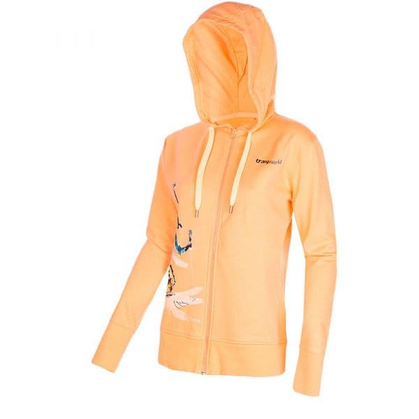 Trangoworld The Lonely Hoodie Laranja XL Mulher