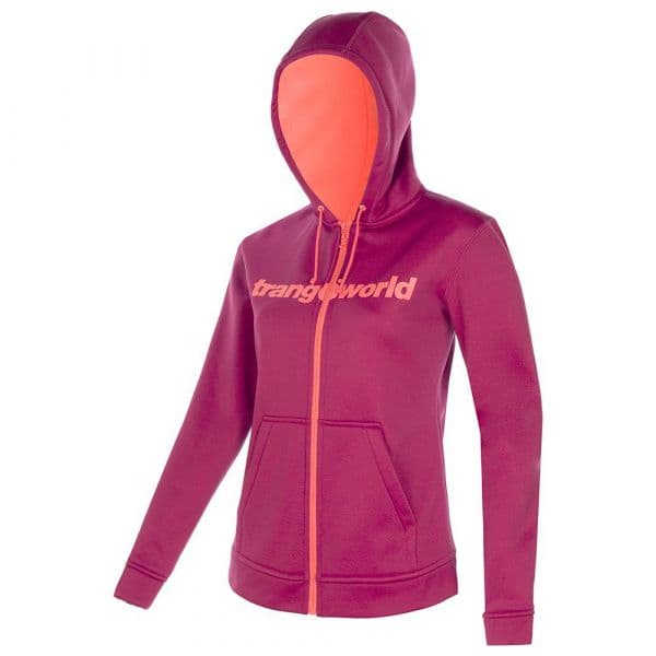 Trangoworld Liena Full Zip Sweatshirt Rosa XS Mulher