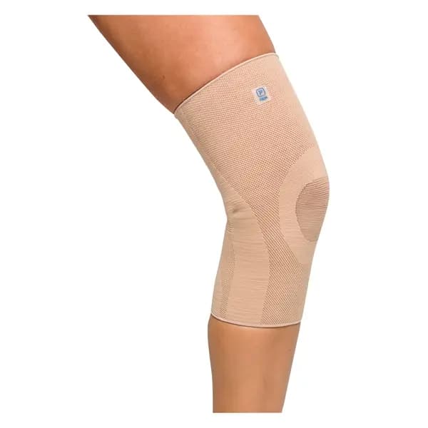 Joelheira elastica simples bege (XL) (XL)