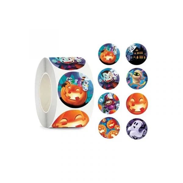 Fiestas Guirca Rolo de Autocolantes Halloween (200UN) / Sticker Roll