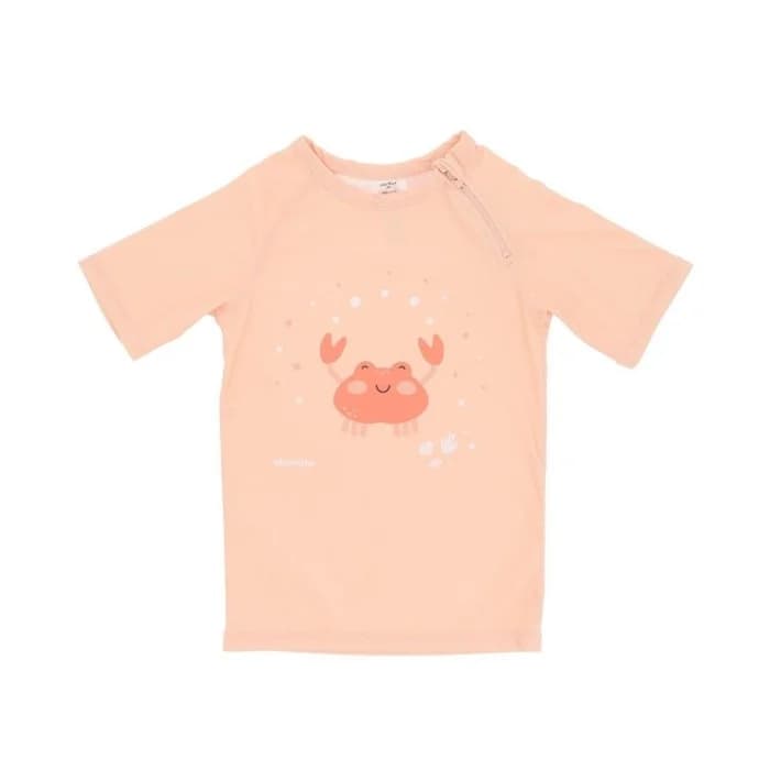 Monnëka – T-Shirt Banho C/ Proteção Solar – Caranguejo Coral