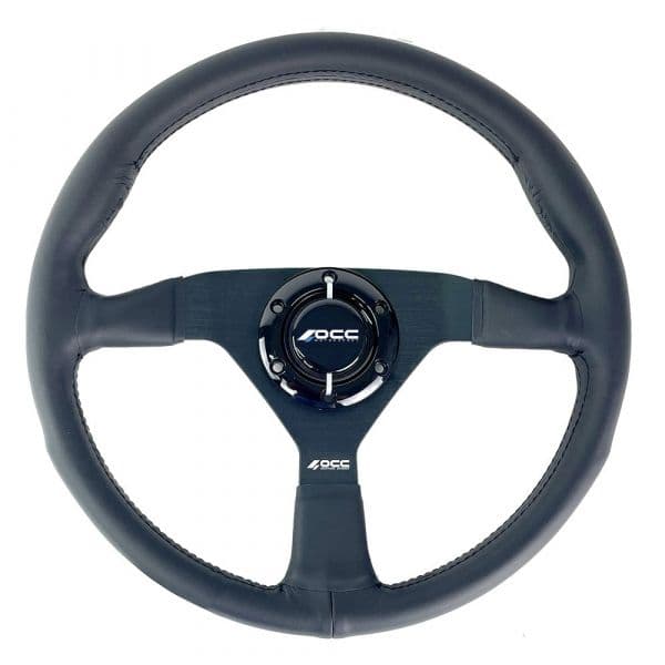 OCCMOTOR Volante de Corrida Occ Motorsport Occvol014 Preto Coro (350 mm) - OCCVOL014