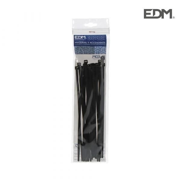 EDM Flanges Pretos 200X4,8 Embalados (saco de 25 Unidades)