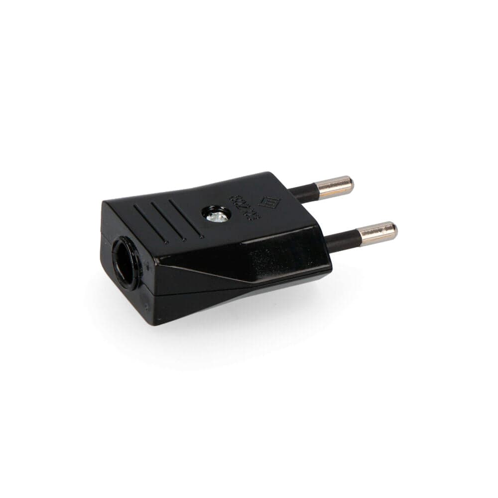 FICHA 10A 250V 4MM PRETA (EMBALADA) EDM