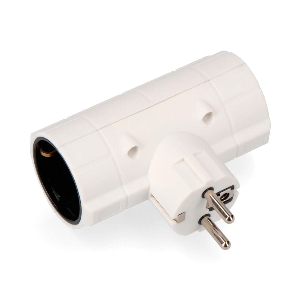 FICHA DUPLA ECONÓMICA T/TL 16A 250V 4,8MM (EMBALADA) EDM