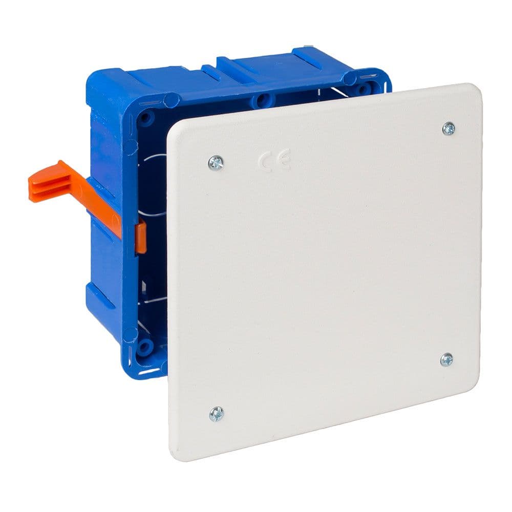 CAIXA DE CONEXÃO PARA ENCASTRAR EM TABIQUES OCOS 107X107MM SOLERA