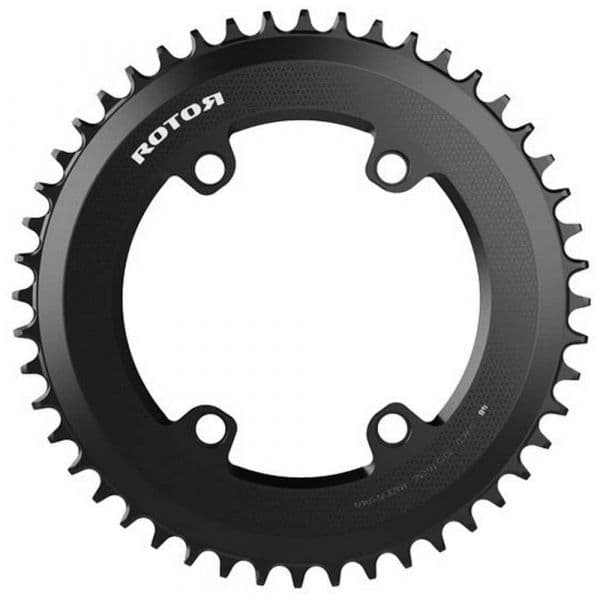 Rotor Prato 1x Round Ring Bcd 110x4 48t Black 48t