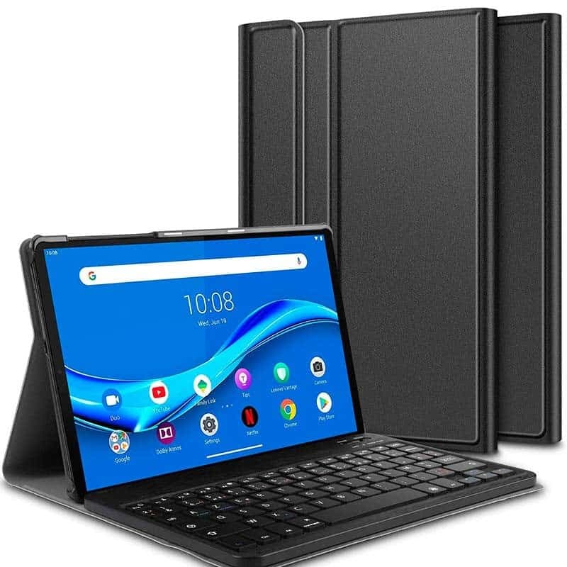 Capa com Teclado Tab M10 FHD Plus 10.3 X606 Preto