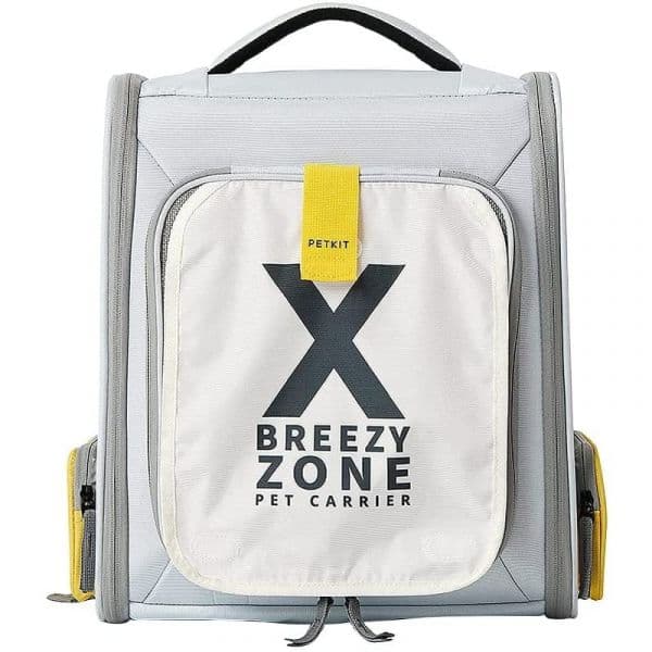 Petkit Mochila para transporte de animais de estimação Breezy xZone Pet Carrier Cinzento