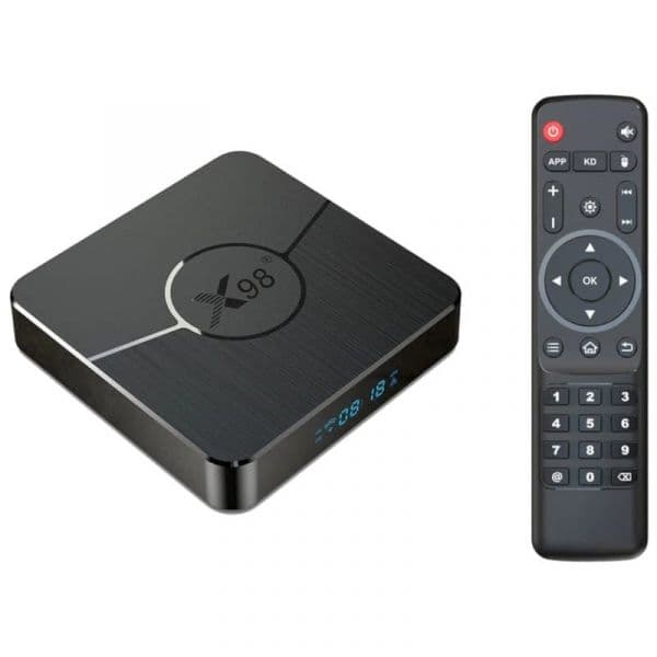 X98 Plus 4GB 4K Dual Wifi Bluetooth Android TV Box