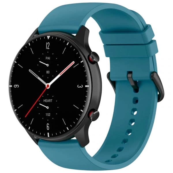 Crococase Pulseira de Silicone Universal 22mm Blue