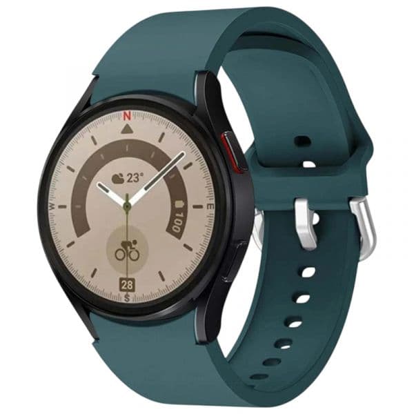 Crococase Bracelete para Samsung Galaxy Watch 4/5/6 Dark Green