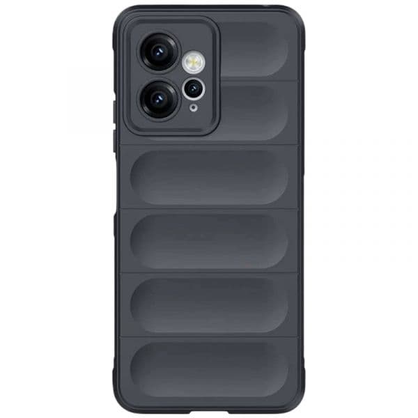 Crococase Capa Silicone Wave para Xiaomi Redmi Note 12 4G Pro Grey
