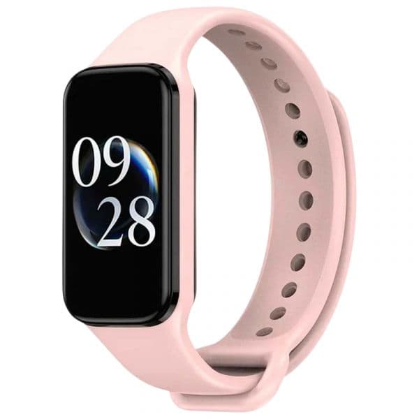 Crococase Bracelete para Xiaomi Mi Smart Band 8 Active / Redmi Smart Band 2 Pink
