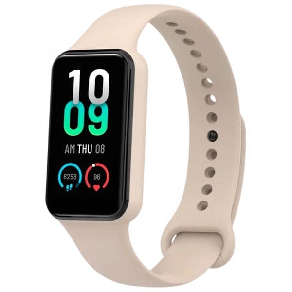 Crococase Bracelete para Amazfit Band 7 Ivory