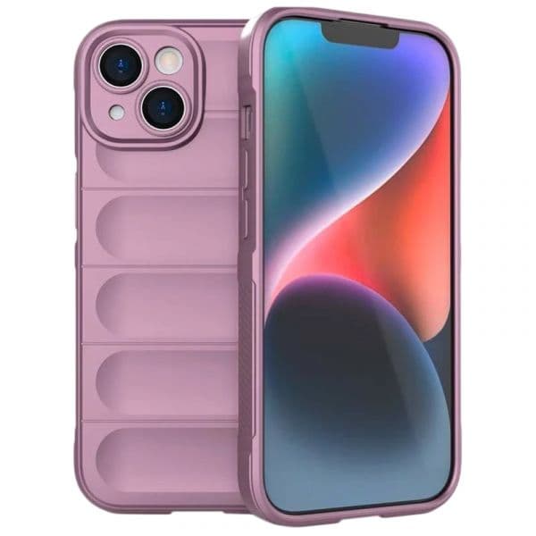 Crococase Capa Silicone Wave para iPhone 15 Lavender